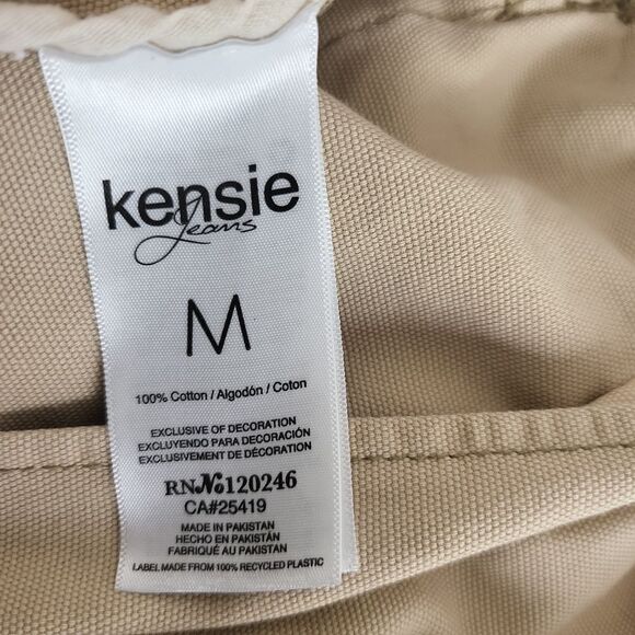 Kensie Tan Cotton Canvas Utility Jacket M - Picture 12 of 13
